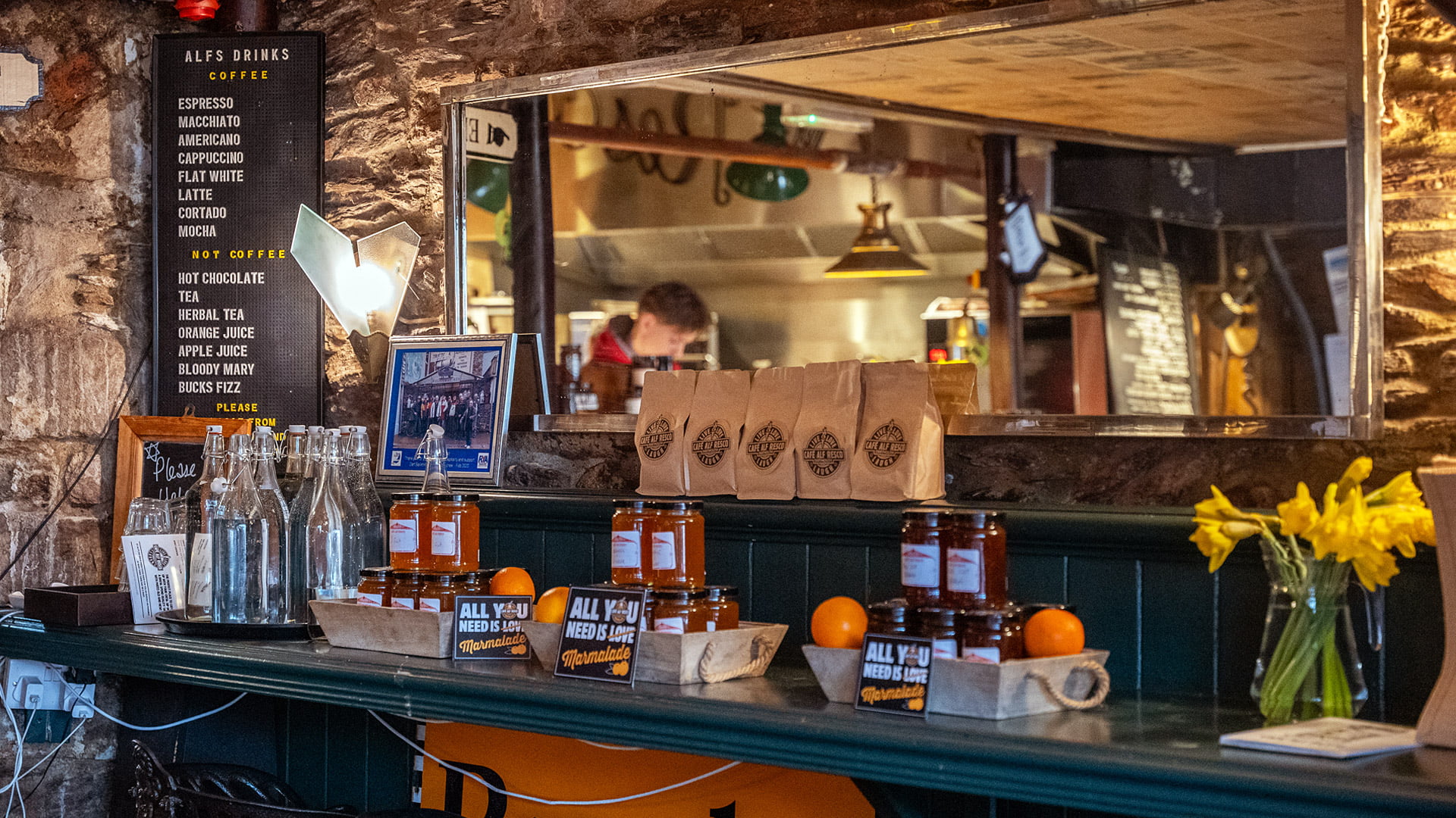 Cafe Alf Resco, Dartmouth, South Devon
